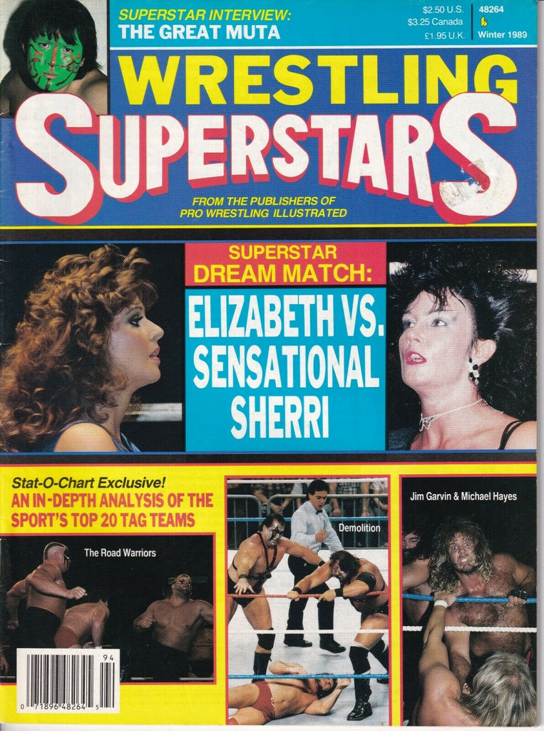 Wrestling Superstars Magazine Elizabeth Demolition Winter 1989 031919nonr