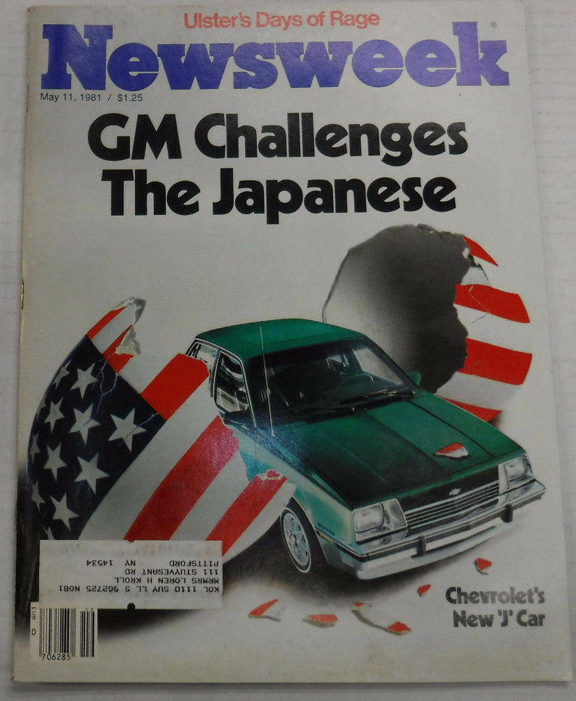 Newsweek Magazine GM Challenges The Japanese May 11, 1981 100716R2