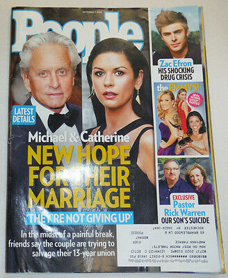 People Magazine Michael Douglas Catherine Jones October 2013 WITH ML 121814R