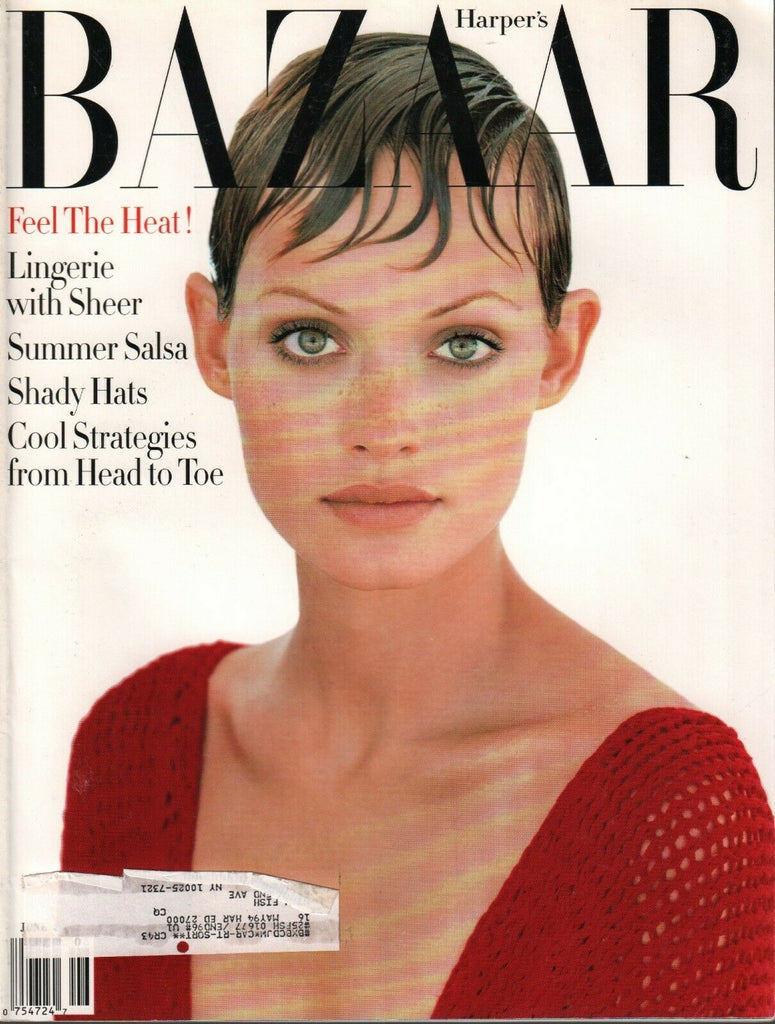 Harper's Bazaar Magazine June 1993 Amber Valletta 031020AME2