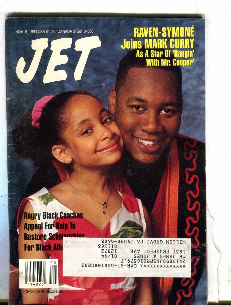 Jet Magazine November 8 1993 Raven-Symone' Mark Curry 071117nonjhe