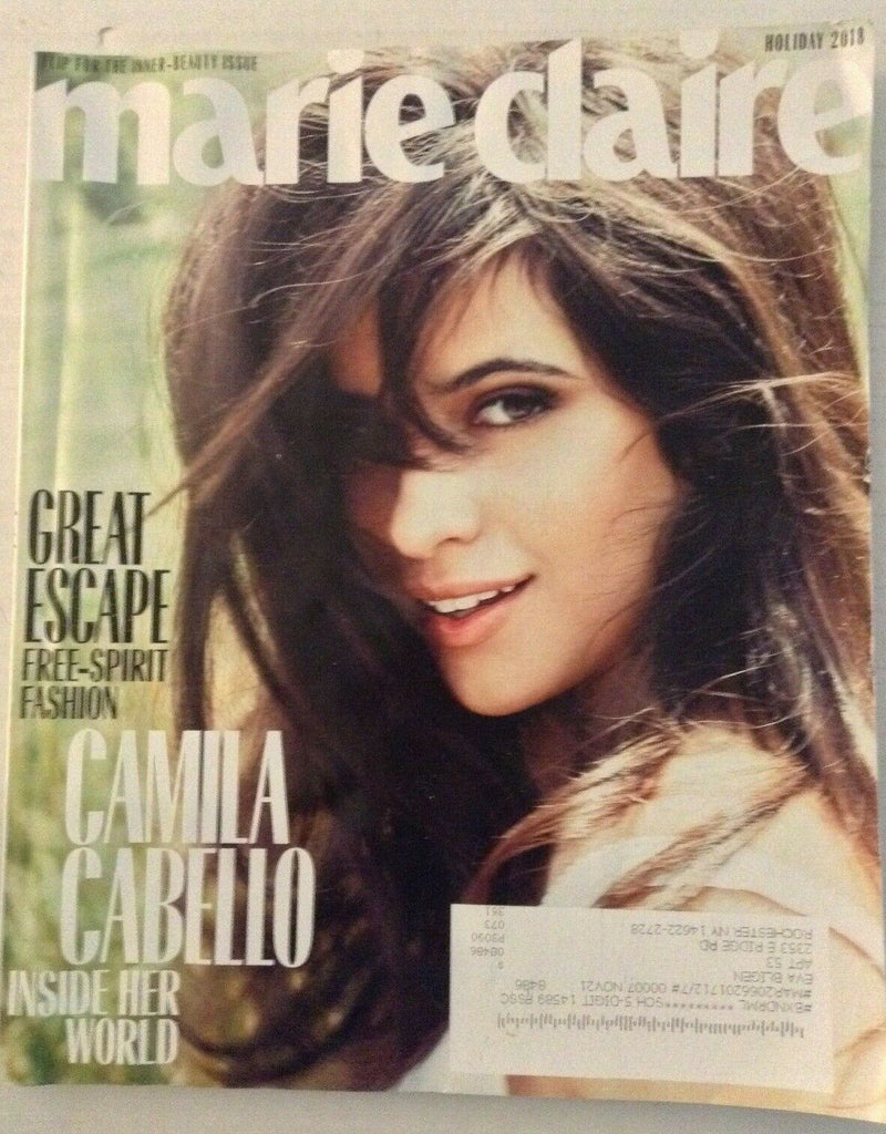 Marie Claire Magazine Camila Cabello Inside Her World Holiday 2018 032119nonrh