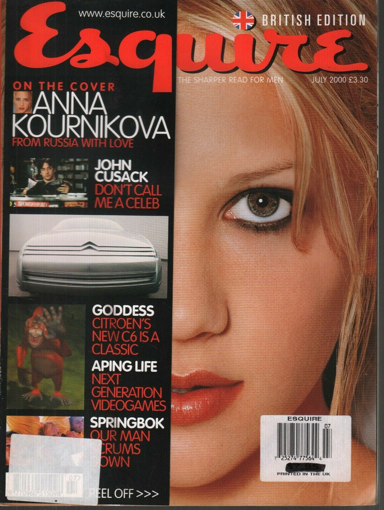 Esquire UK British Edition July 2000 Anna Kournikov John Cusak 090319AME