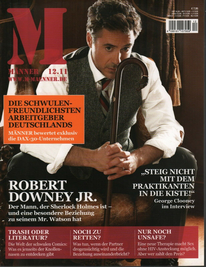 Manner German Gay Interest Magazine December 2011 Robert Downey Jr 030420AME