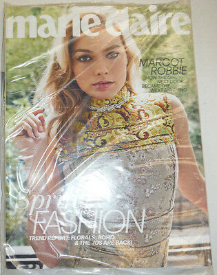 Marie Claire Magazine Spring Fashion Margot Robbie March 2015 SEALED 031315R