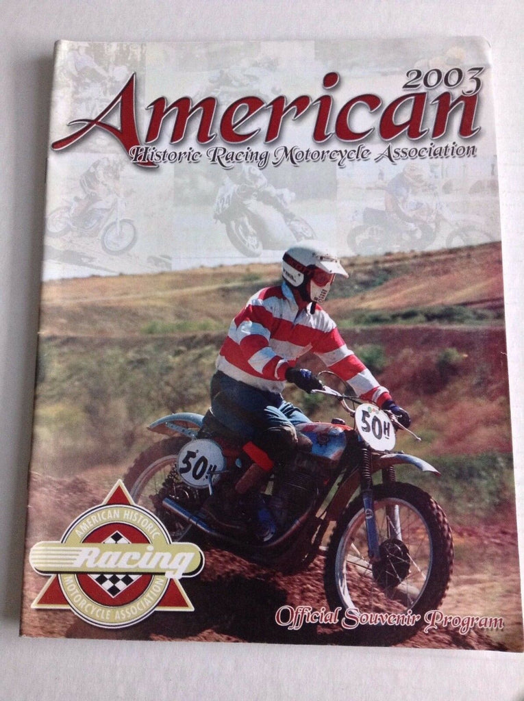 American Historic Racing Magazine Souvenir Program 2003 032017NONRH