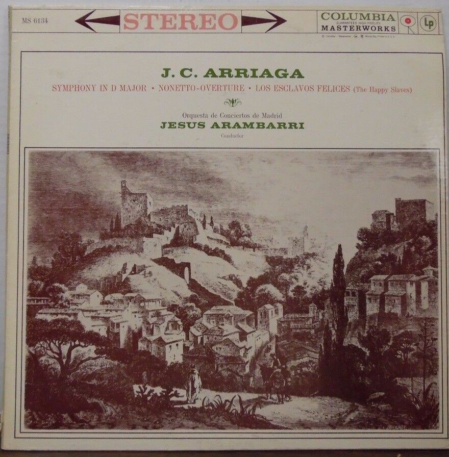 J.C. Arriaga Symphony in D Major Nonetto Overture Lost Esclavos 092416LLE #2