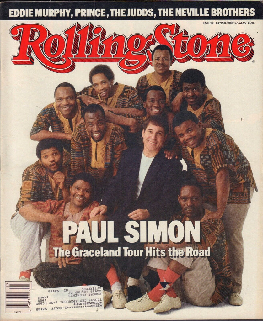 Rolling Stone July 2 1987 Paul Simon, Eddie Murphy w/ML VG 122816DBE