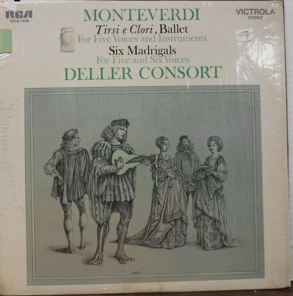 Monteverdi Tirsi e Clori & Six Madrigals 33RPM VICS1438 121816LLE
