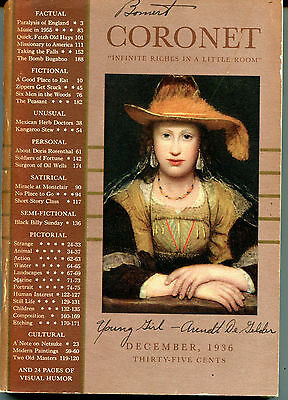 Coronet Magazine December 1936 Young Girl VG 121815jhe2
