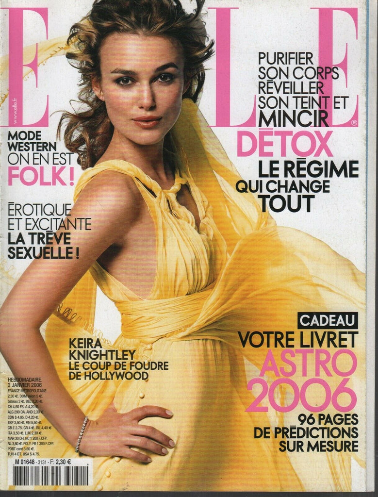 Elle French Fashion Magazine 2 Janvier 2006 Keria Knightley 092719AME