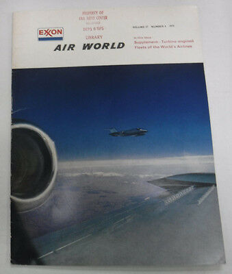 Exxon Air World Magazine Wardair Canada Double Airline Vol.27 No.4 1975 081915R