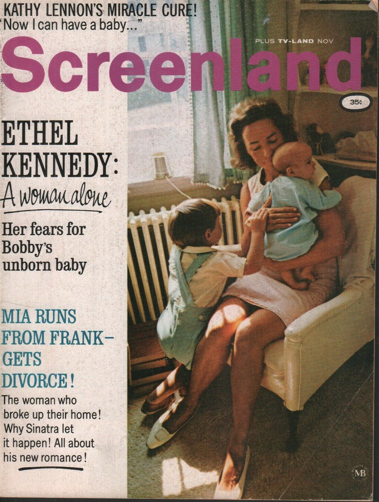 Screenland November 1968 Ethel Bobby Kennedy Frank Sinatra 072219AME