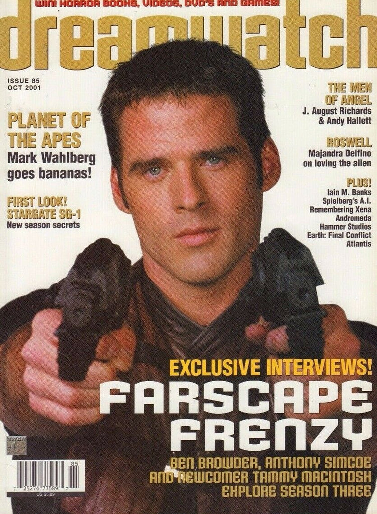 Dreamwatch October 2001 Ben Browder, Anthony Simcoe 040617nonDBE