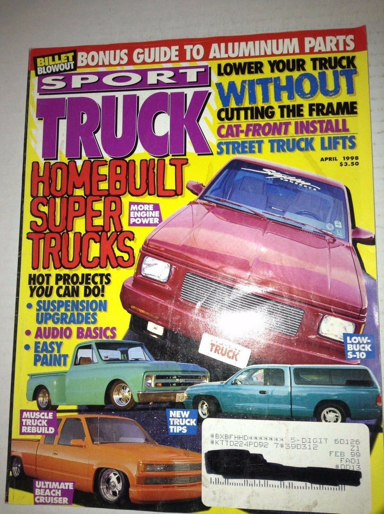 Sport Truck Magazine Homebuilt Super Trucks Suspension April 1998 041917nonrh2