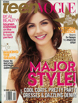 Teen Vogue Magazine October 2012 Victoria Justice EX 071216jhe