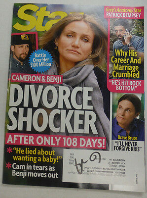 Star Magazine Cameron Diaz Patrick Dempsey May 2015 052815R