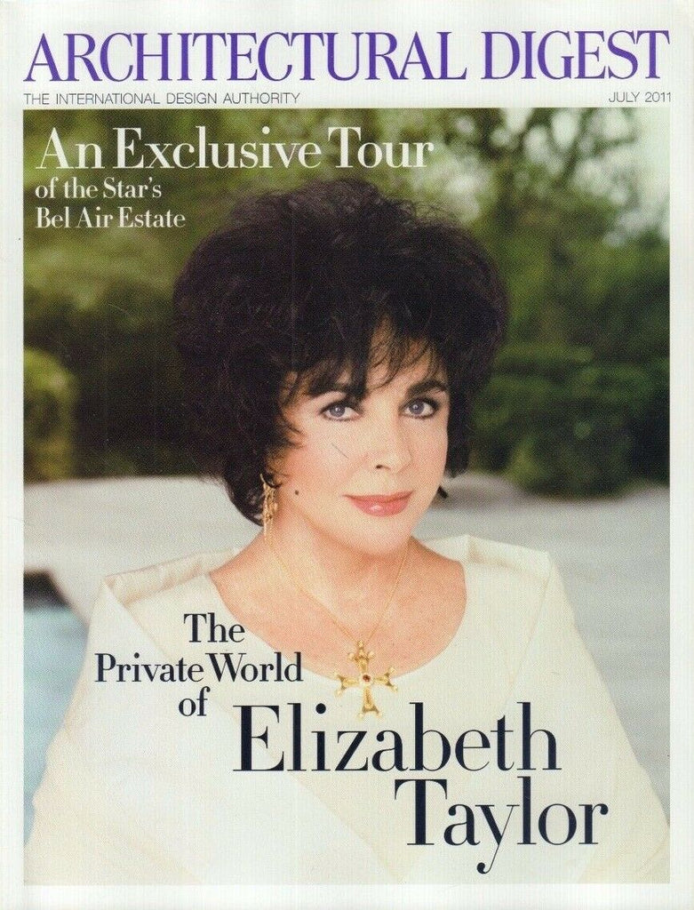 Architectural Digest July 2011 Elizabeth Taylor 021417DBE2