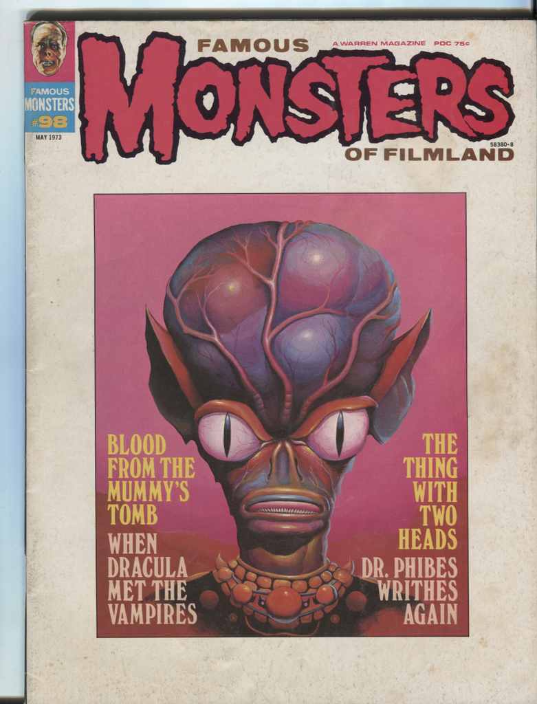 Famous Monsters of Filmland #98 may 1973 Dr. Phibes Dracula 022521DBE