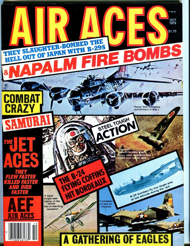 Air Aces Magazine October 1979 B-24 Flying Coffins EX No ML 053017nonjhe