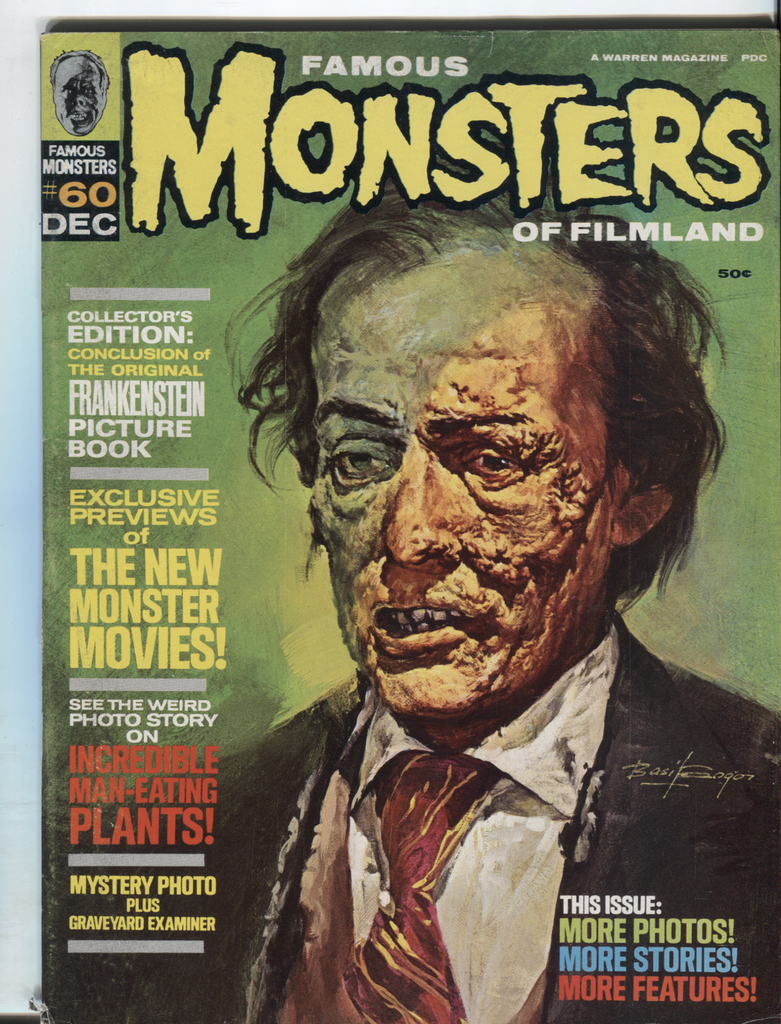 Famous Monsters of Filmland #60 December 1969 Frankenstein 022521DBE