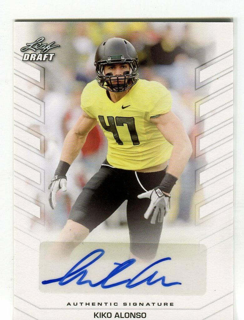 Kiko Alonso Leaf Draft Autographed 2013 BA-KA2 061819DBCD