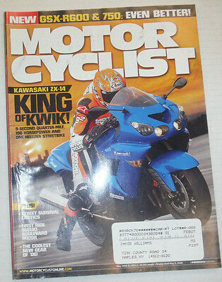 Motor Cyclist Magazine Kawasaki ZX-14 May 2006 020415R