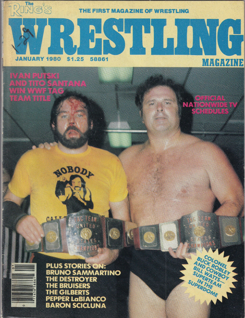 The Ring's Wrestling Ivan Putski Bruno Sammartino January 1980 052919nonr
