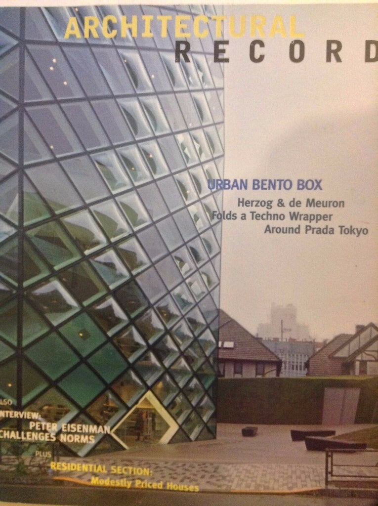 Architectural Record Magazine Urban Bento Box October 2003 101817nonrh