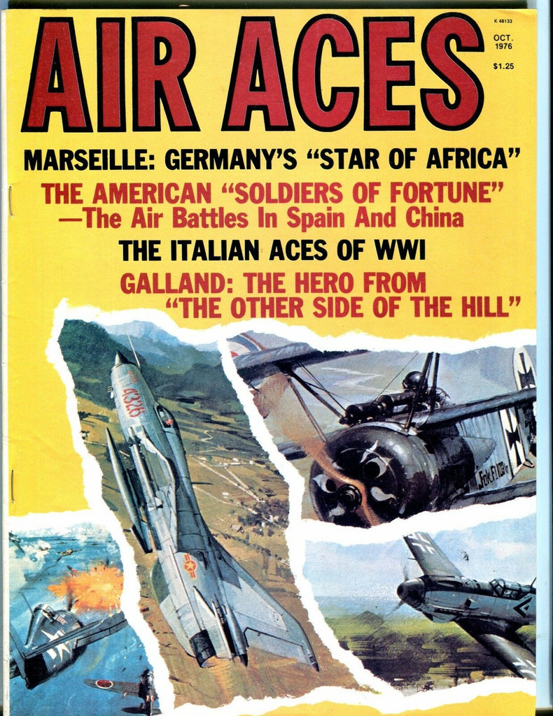Air Aces Magazine October 1976 Italian Aces WWI EX No ML 053017nonjhe