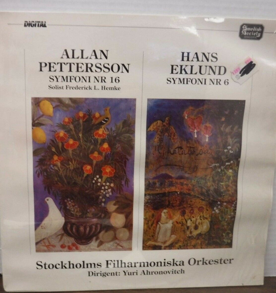 Allan Pettersson & Hans Eklund Yuri Ahronovitch 33RPM STL33270 012217LLE