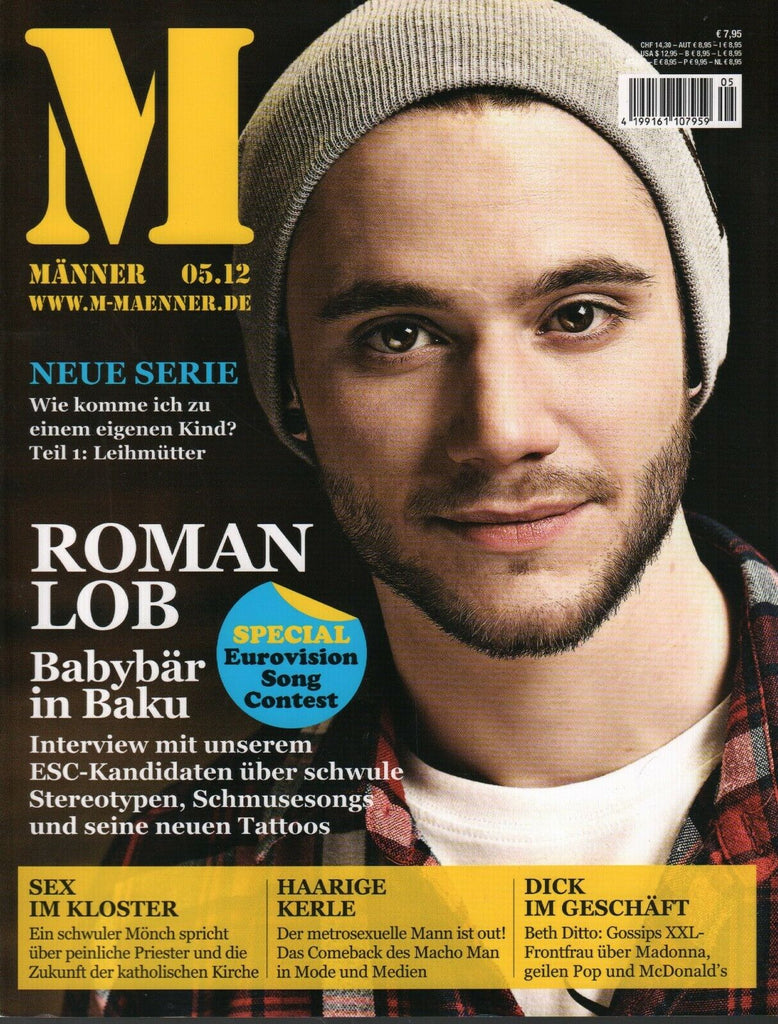 Manner German Gay Interest Magazine March 2012 Roman Lob Madonna 030420AME
