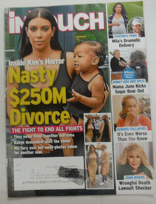 InTouch Weekly Magazine Kim Kardashian Mila Kunis October 2014 060515R