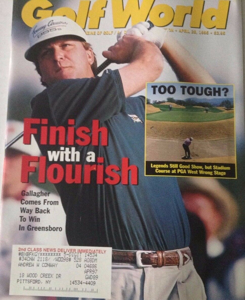 Golf World Magazine Jim Gallagher Jr. April 28, 1995 072417nonrh