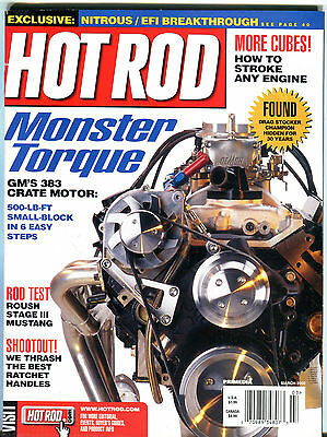 Hot Rod Magazine March 2002 Monster Torque GM's 383 Crate Motor EX 020916jhe
