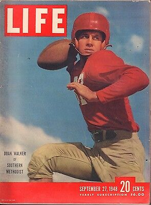 Life Magazine September 27 1948 Birthday Doak Walker VG 060716DBE2