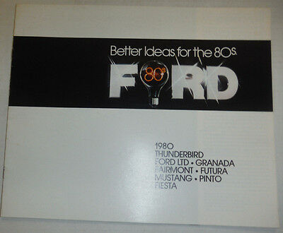 Ford Magazine Thunderbird & Ford LTD 1980 122614R