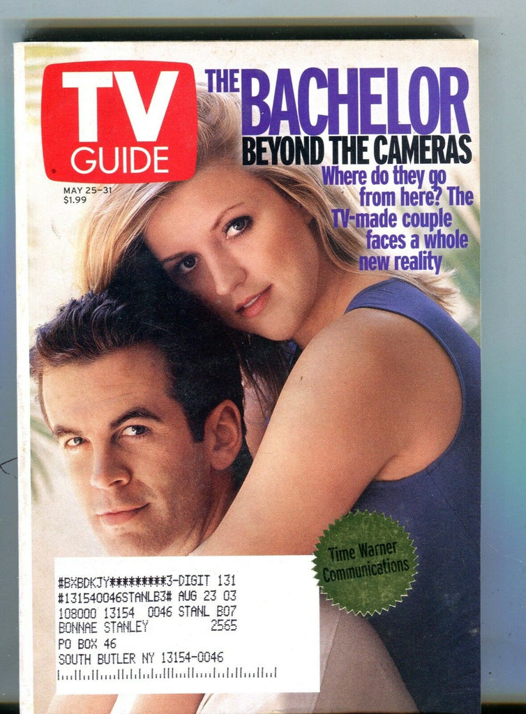 TV Guide Magazine May 25-31 2002 The Bachelor EX w/ML 122016jhe