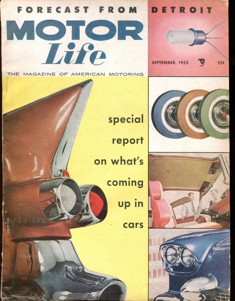 Motor Life Magazine September 1955 What's Coming Up GD No ML 031017nonjhe