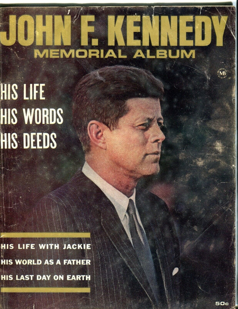 John F. Kennedy Memorial Album Magazine 1964 GD 053117nonjhe