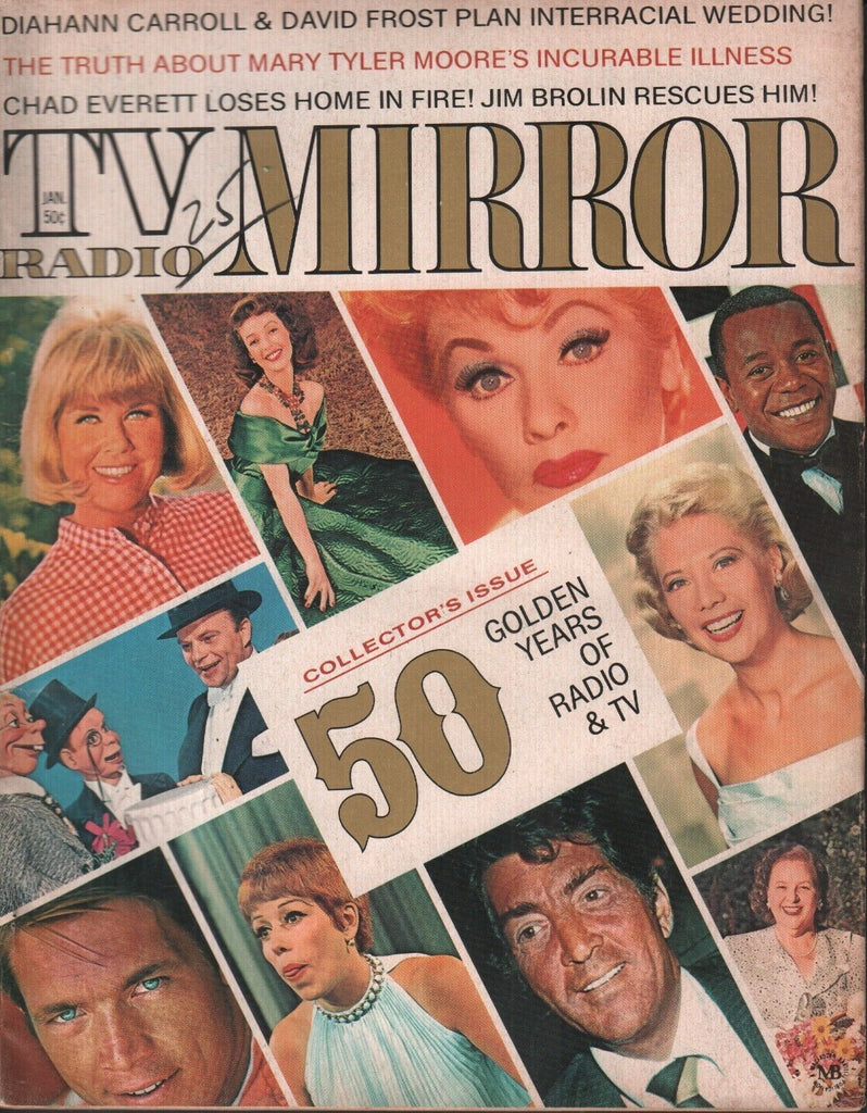 TV Radio Mirror January 1971 Diahann Carroll Mary Tyler Moore 012819AME2