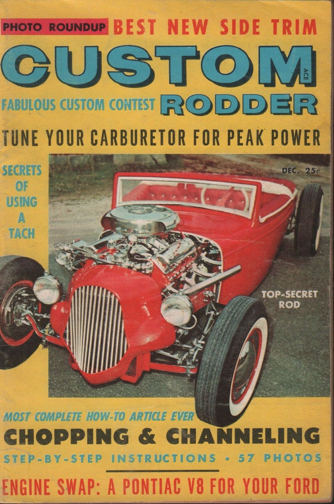 Custom Rodder December 1958 Al White Irwin Stein 082118DBE