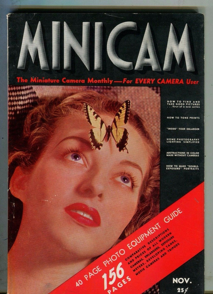 Minicam Photography Magazine November 1939 Tone Prints EX 051717nonjhe2