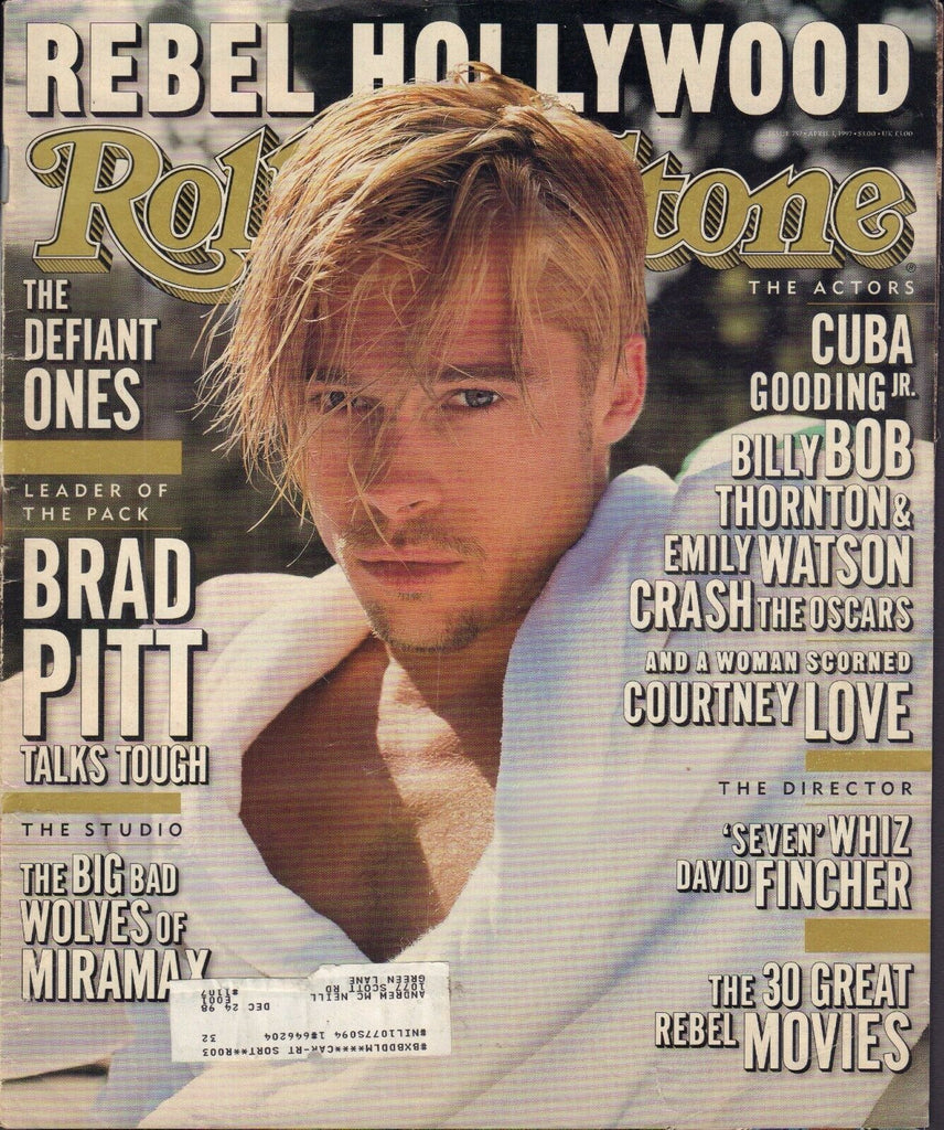 Rolling Stone Magazine April 3 1997 Brad Pitt 102617nonjhe