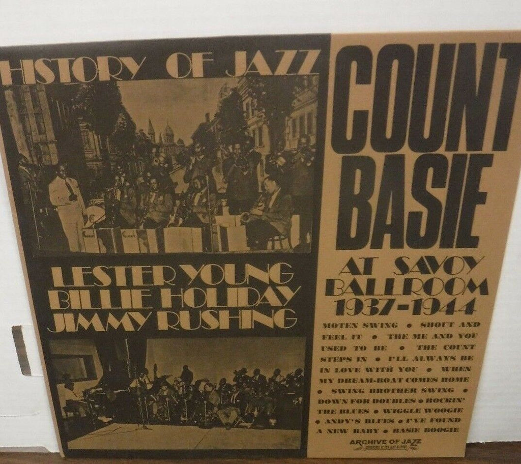 Count Basie At Savoy ballroom 1937 - 1944 Jazz Line records 012718LLE