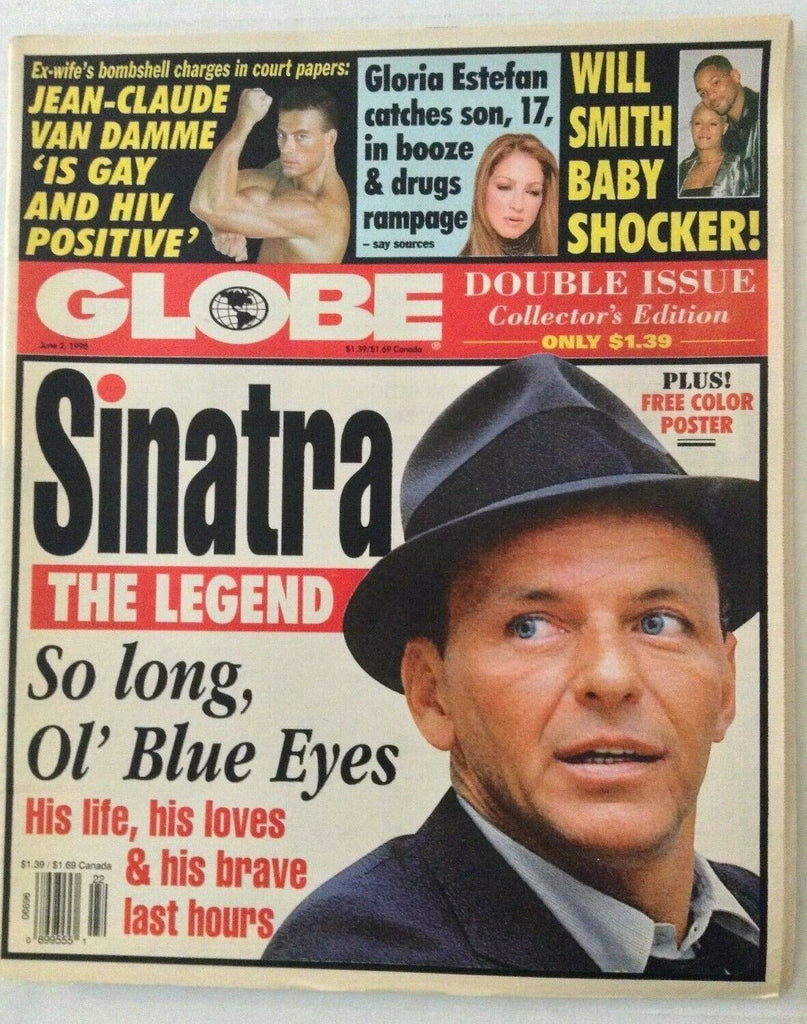 Globe Magazine Frank Sinatra Will Smith Jean-Claude June 2, 1998 022719nonrh
