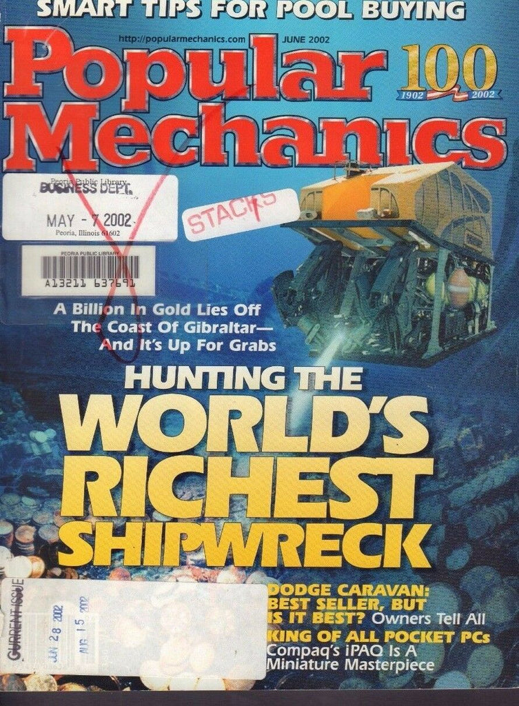 Popular Mechanics Magazine June 2002 Richest Shipwreck 071417nonjhe