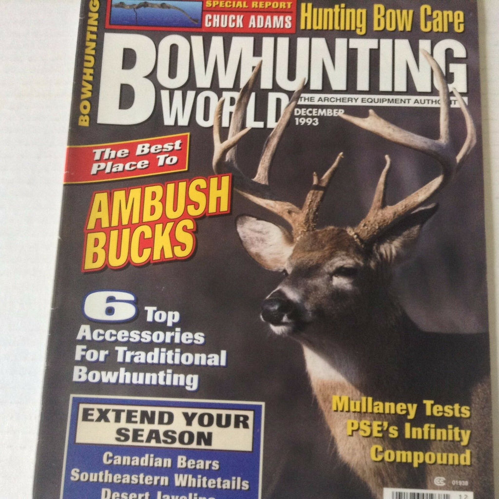 Bowhunting World Magazine Ambush Bucks Mullaney Tests December 1993 071917nonrh
