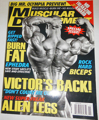 Muscular Development Magazine Victor's Back & Alien Legs November 2004 111214R