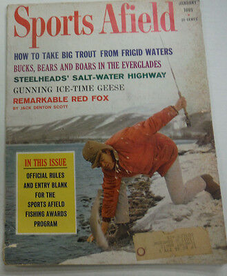 Sports Afield Magazine Big Trout In Frigid Waters January 1965 062415R